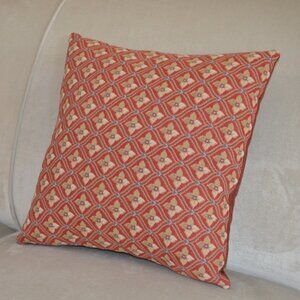 Accent Pillow, Duralee Upholstery Tapestry Fabric w/ Teflon Finish - New